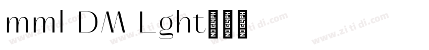 Emmali DEMO Light字体转换
